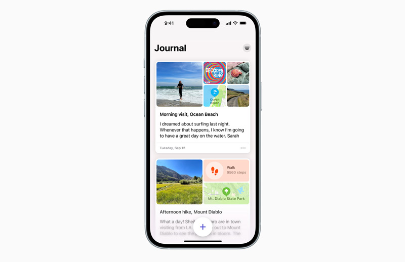 ¿Qué es la aplicación iOS Journal?