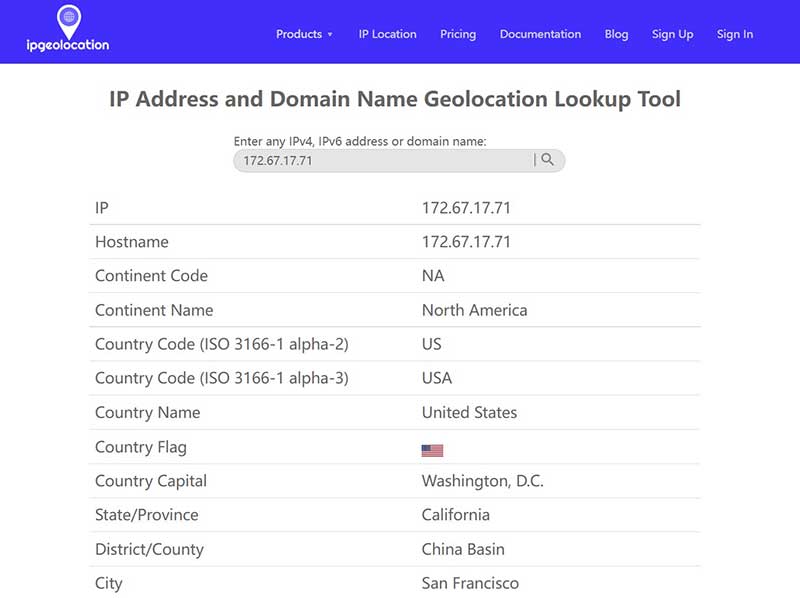 Geolocalización IP