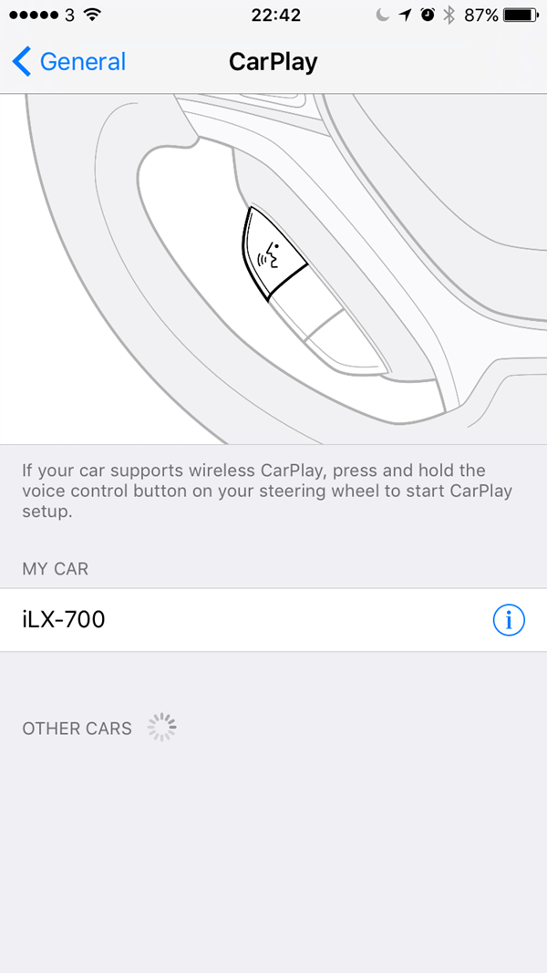 Configurar Carplay iPhone
