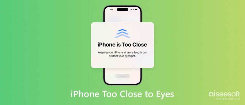 iPhone demasiado cerca de los ojos