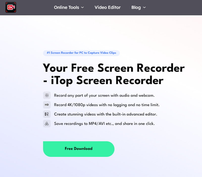 Descargar iTop Screen Recorder