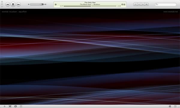 Visualizador de iTunes de Aeon