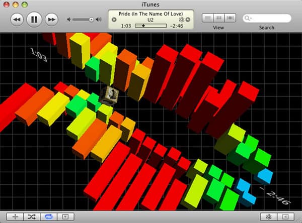 Cubismo iTunes Visualizador