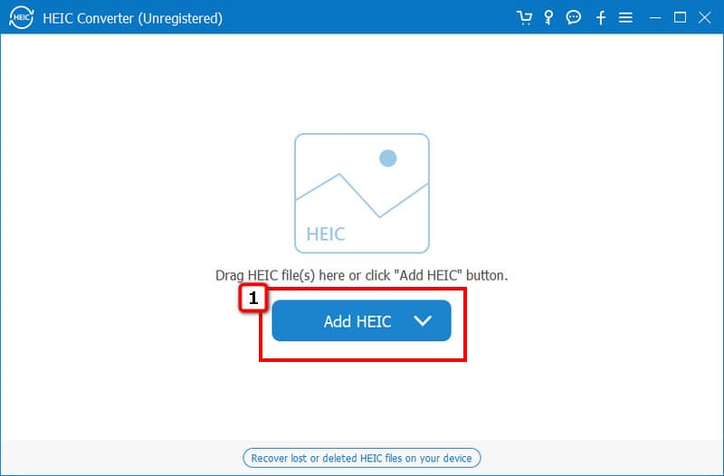 Importar archivos HEIC para convertir