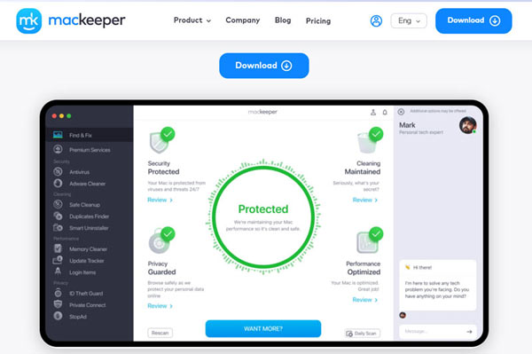 Descarga gratuita de MacKeeper