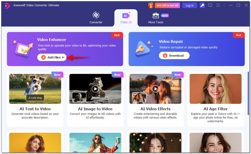 Seleccione Video Enhancer