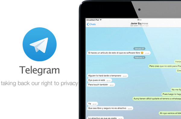 Aplicación de mensajería de Telegram