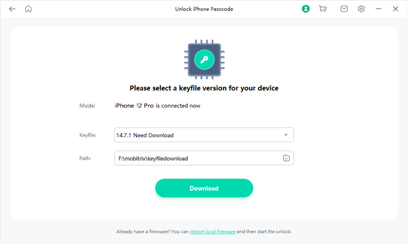 Archivo de clave de descarga de Mobitrix Lockaway