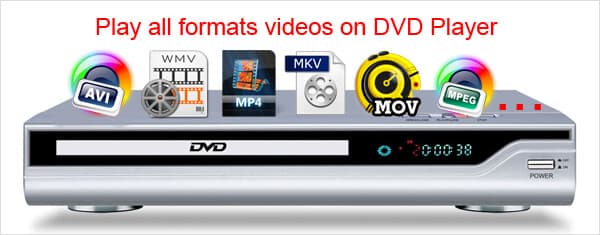 Más formatos compatibles con reproductores de DVD