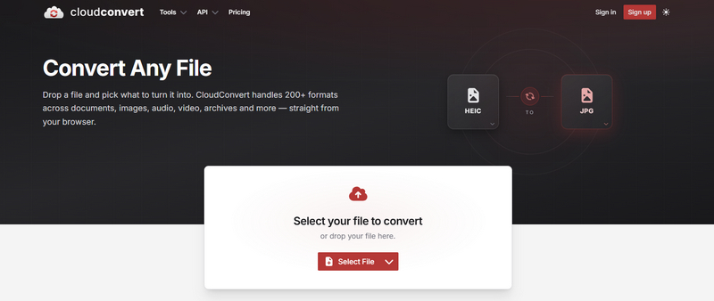 Convertidor CloudConvert