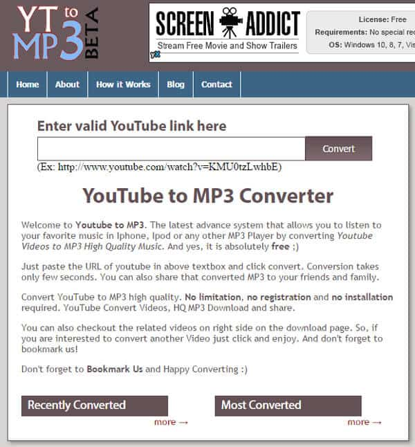 YouTube a MP3