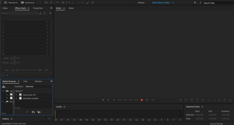 Grabar audio MP3 con Adobe Audition