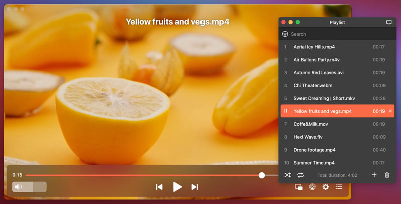 Reproductor de vídeo Elmedia para MacOS