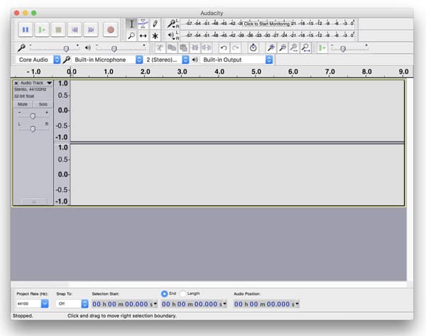 Software de edición de música para Mac - Audacity