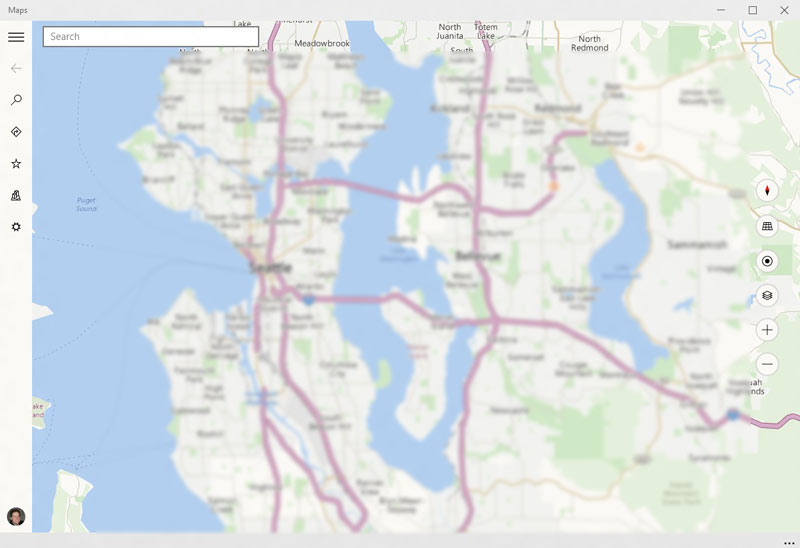 Abra la aplicación Windows Maps para encontrar mi ubicación actual