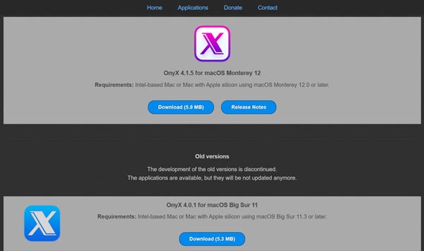 Descarga gratuita OnyX para Mac