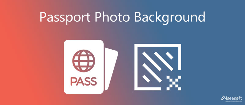 Fondo de foto de pasaporte