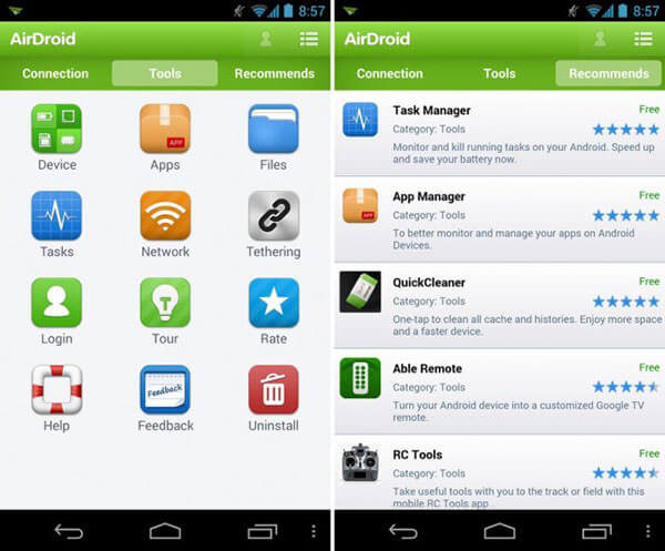 Herramientas de Airdroid