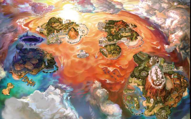 Mapa de la región de Alola