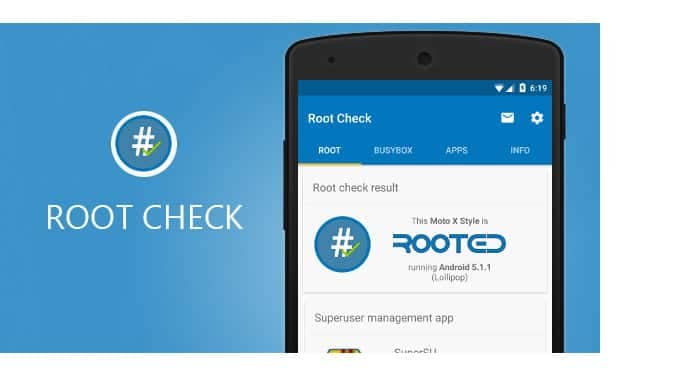 Aplicación Root Checker