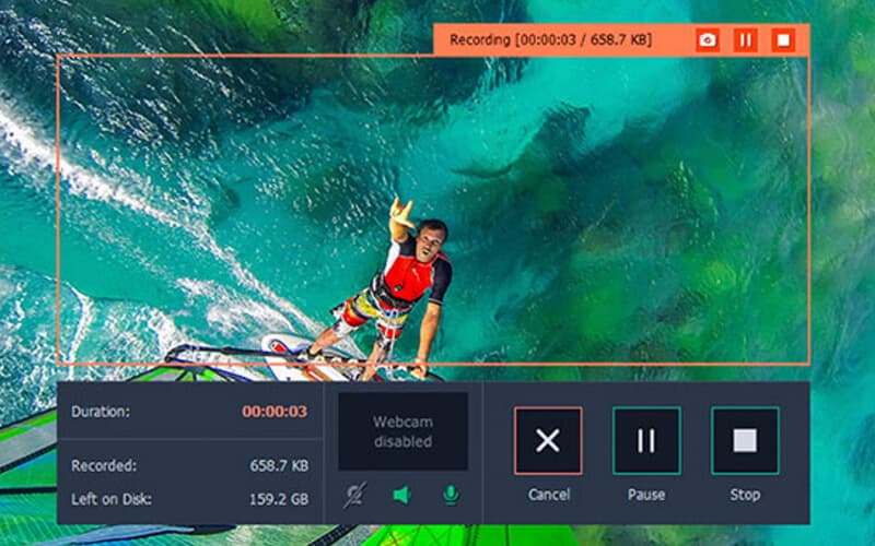 Grabador de pantalla para MAC de Movavi