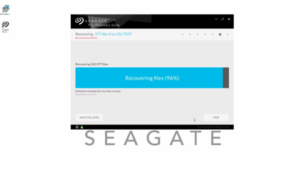 Recuperar datos de Seagate
