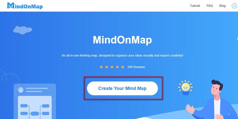 Haga clic en el botón Crear mapa mental