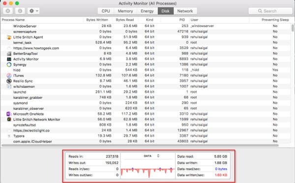 Comprobar escribir/leer datos