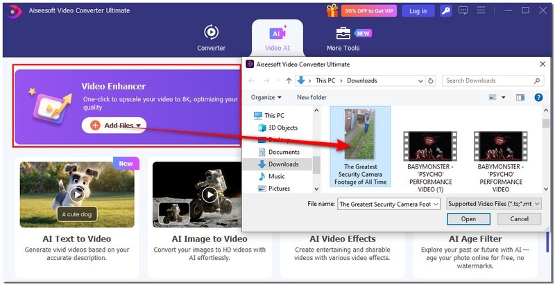 Seleccione Video Enhancer