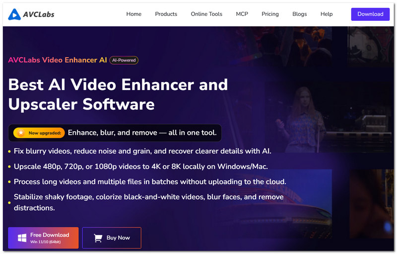 Avclabs Video Enhancer AI Video Color Enhancer