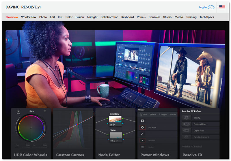 Mejora del color de vídeo de DaVinci Resolve