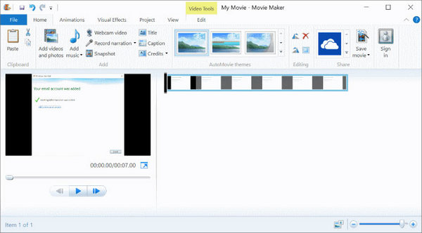 Editor WMV - Creador de películas de Windows