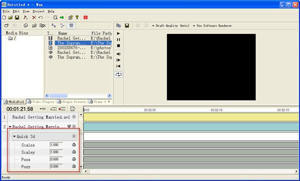 Software de edición de video de cera