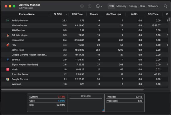 Detectar malware y subprocesos en Mac