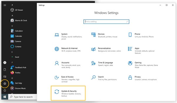 Configuración de Windows