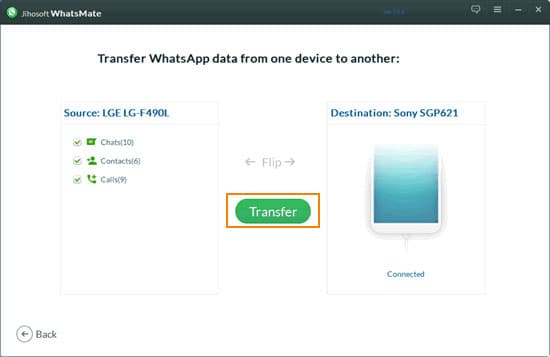 transferir whatsapp