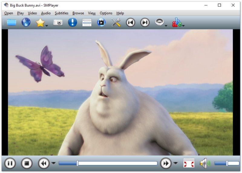 Interfaz de SMPlayer