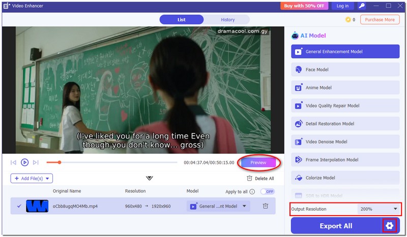 Adjust Format And Preview