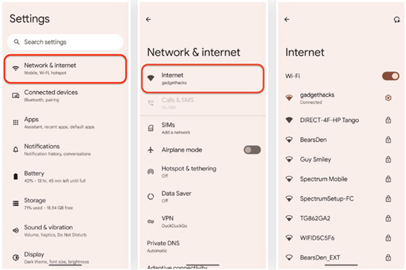 Ver contraseña Wi-Fi guardada en Android 11 10