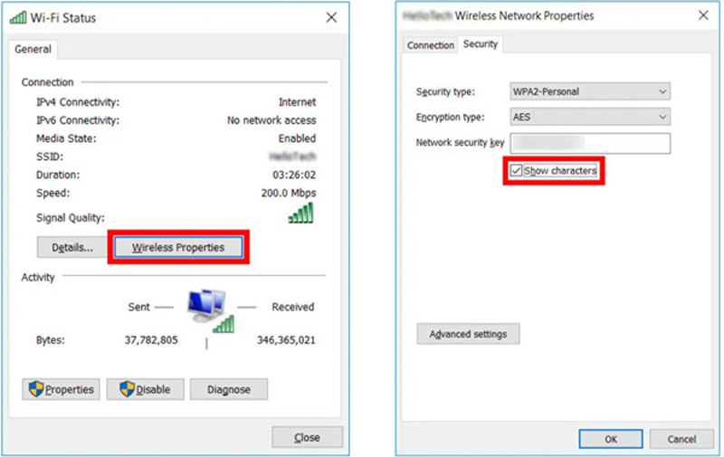 Ver contraseña Wifi en Windows 10 11 8 7