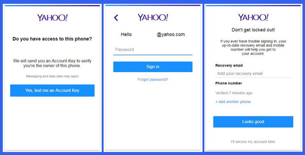 Inicio de sesión de Yahoo Messenger desde el correo electrónico