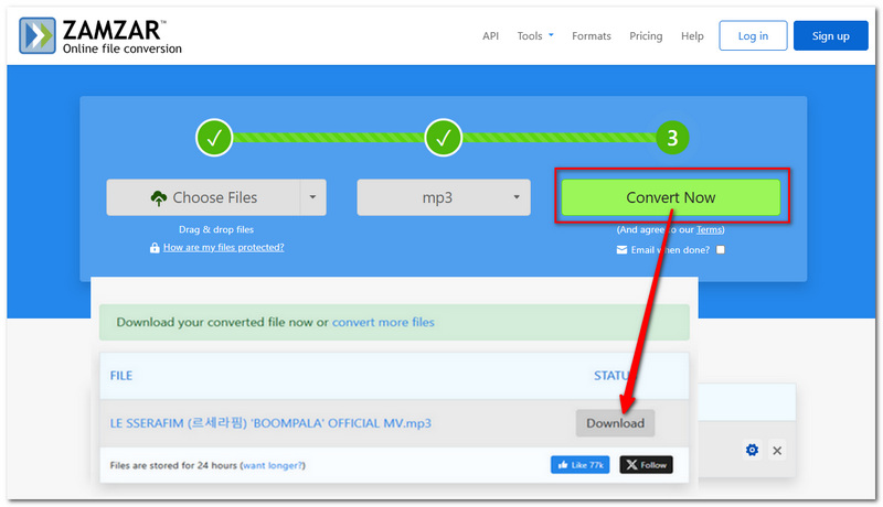 Convertir y descargar