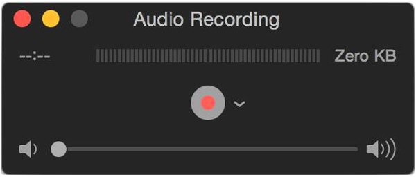 Grabar audio con Quicktime Player