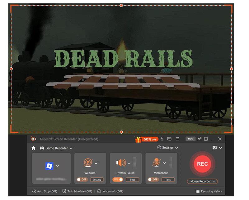 grabación de juegos de aiseesoft