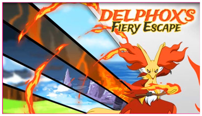 El escape ardiente de Delphox