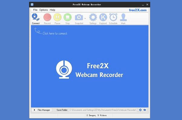 Grabadora de webcam Free2X