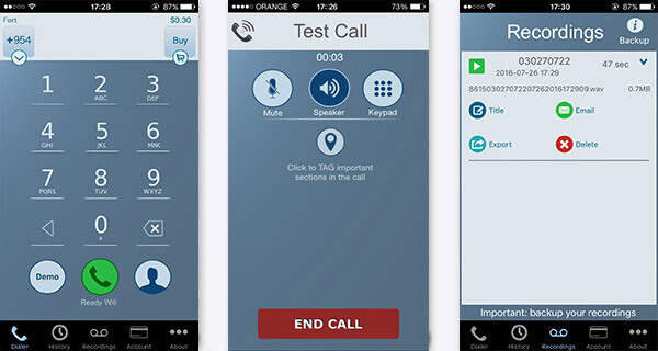 Grabar llamadas con Call Recorder