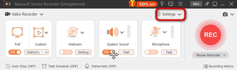 Establecer la fuente de audio de grabación
