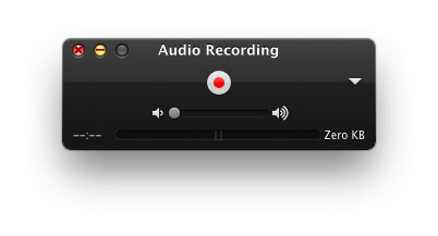 Comienza a grabar audio con Quicktime