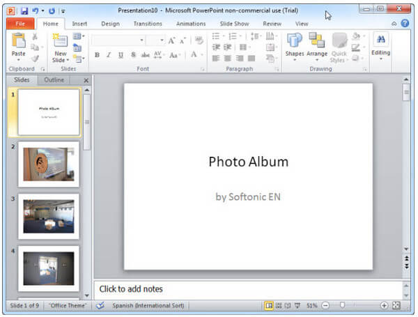 Crear presentación de diapositivas en PowerPoint